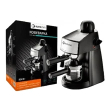 Кофеварка Eurostek ECM-6811(Мощность 800 Вт, емкость 240 мл, капельная, индикатор уровня воды, приготовление молочной пенки, съёмный поднос