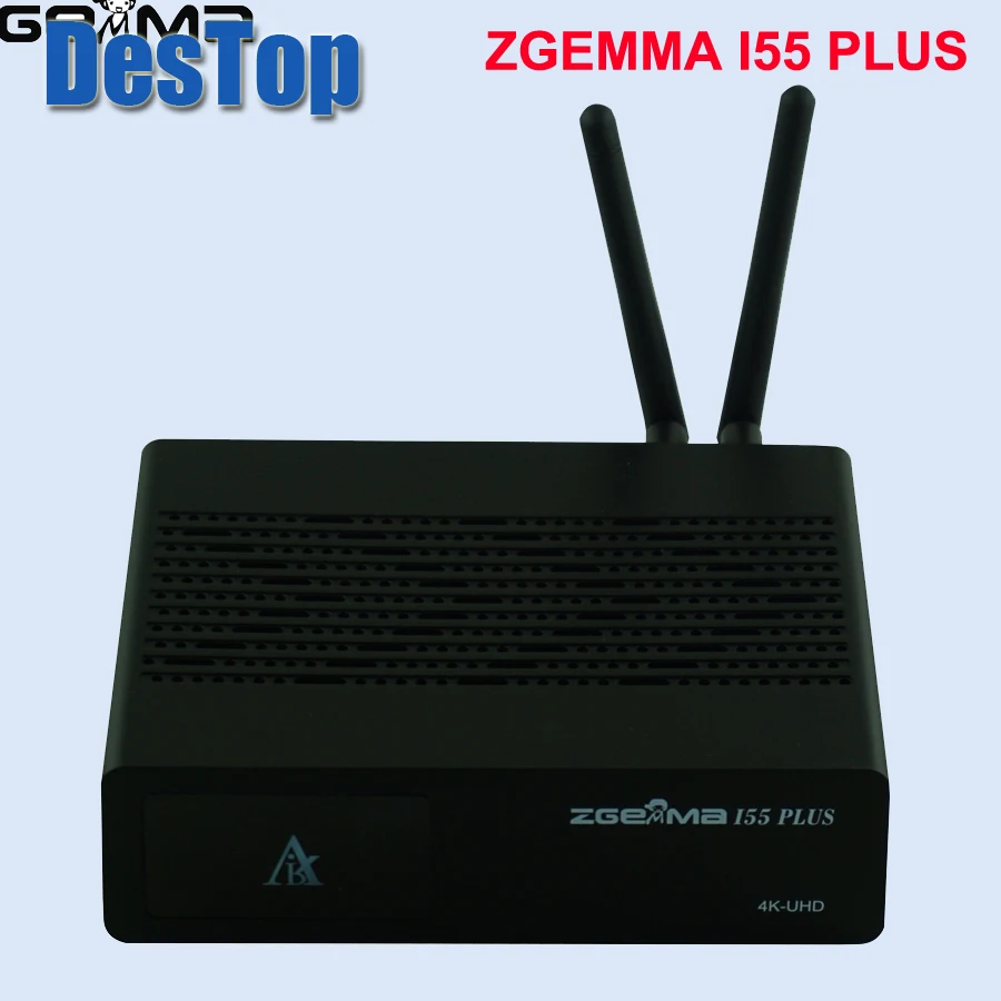 4K UHD IPTV Box ZGEMMA i55 1500 МГц четырехъядерный Linux OS E2 H.265/HEVC Multistream со встроенным WiFi