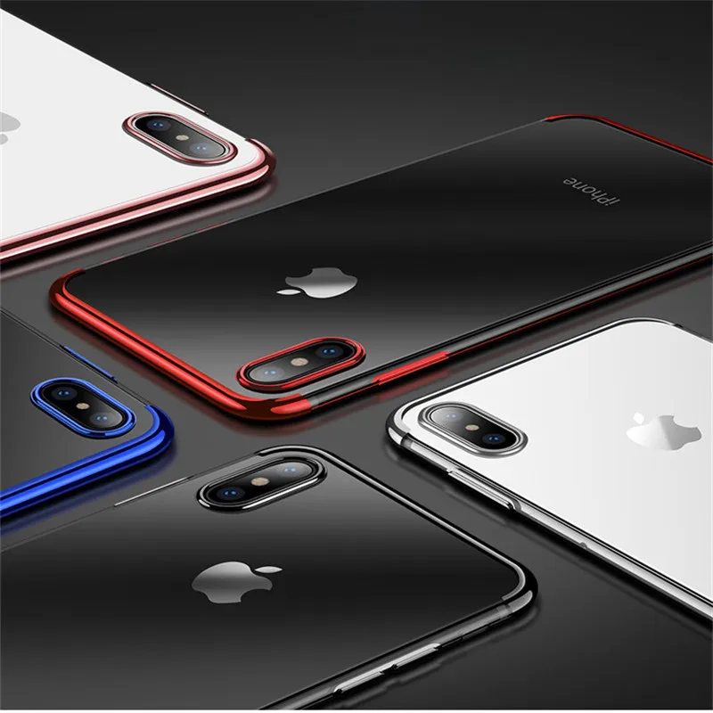 Для Coque Case на Iphone Xs Max Чехлы для X S XR задняя силиконовая Прозрачная мягкая накладка