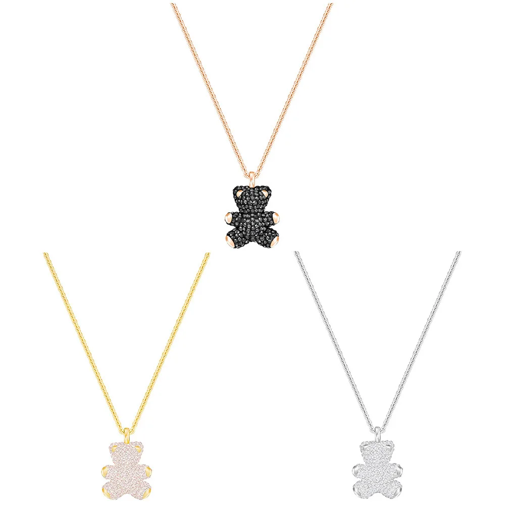 

Kaliyah -end Crystal Quality Handsome From Female Multicolor Style Bear Present Birthday Collar To Send The Girlfriend Wild Jewelry