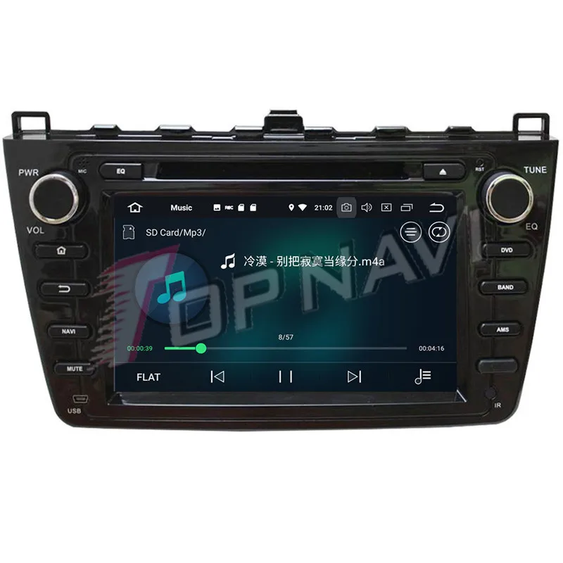  TOPNAVI Octa Core Android 9.0 Car GPS For MAZDA 6 Mazda 6 Ruiyi Ultra 2008 2009 2010 2011 2012 DVD 