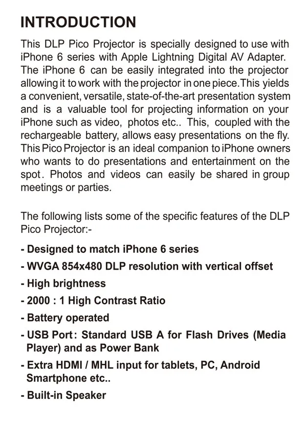 mini led projector 1