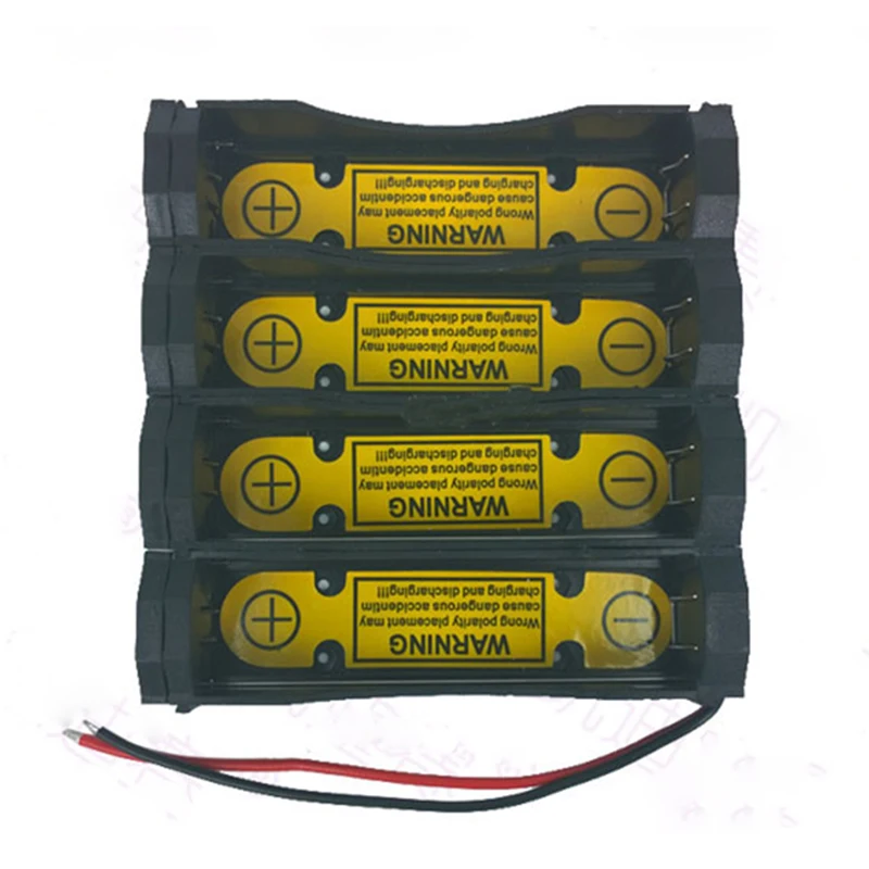 

1Pcs Charging Discharging Control Battery Holder Case for Li-ion 18650 Cell 1S4P PCM battery charger slot