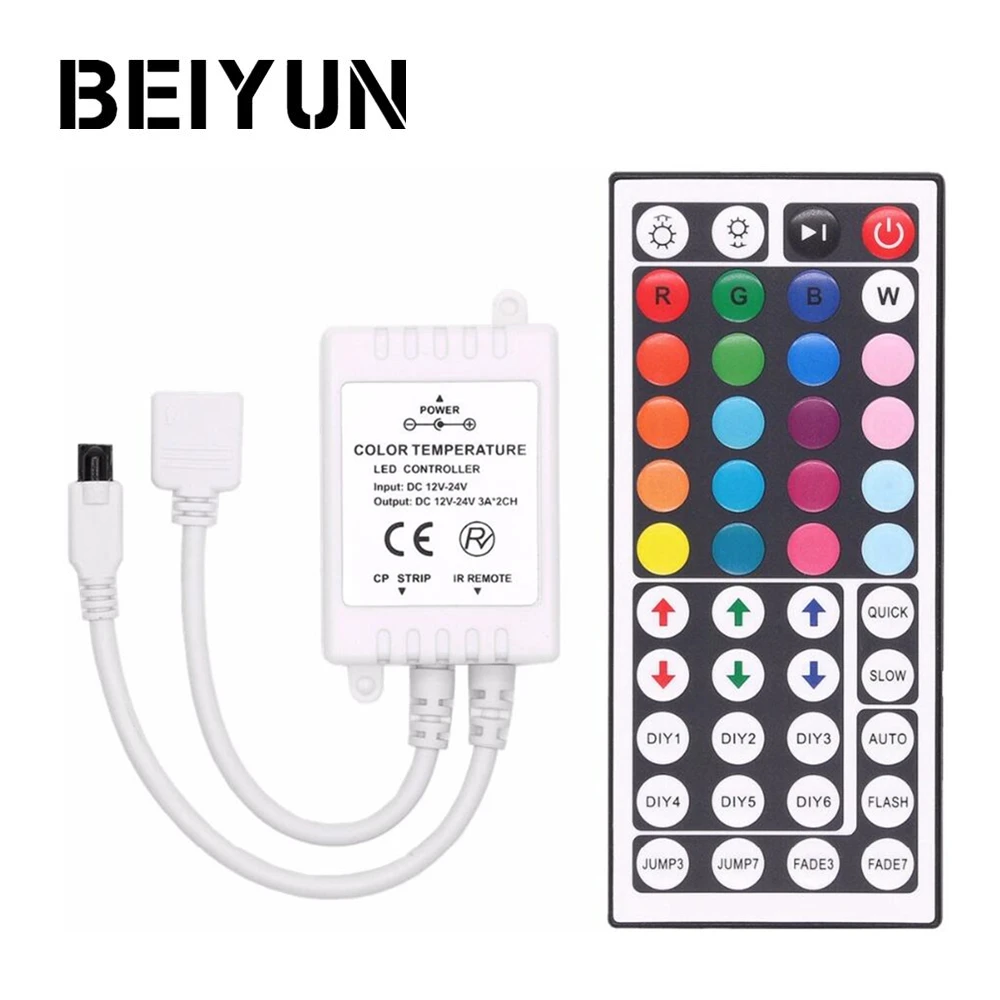 DC 12 В 6A 44 клавиши ИК пульт дистанционного управления RGB светодиодный контроллер