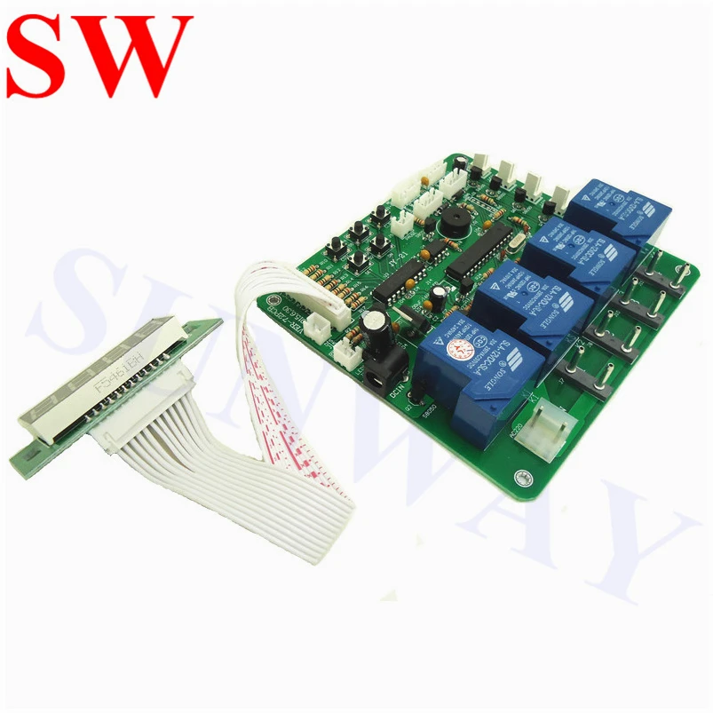 JY 21 4 цифры монетная Таймер доска для 1 года устройств pcb время управления со всеми
