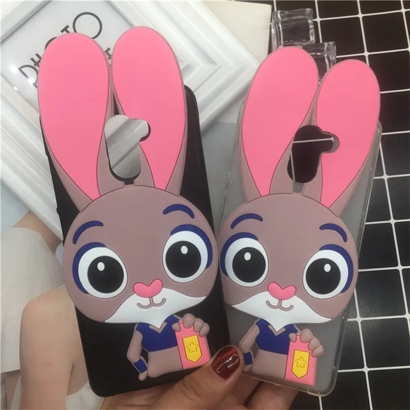 

Fashion Rabbit Soft TPU Case For Wileyfox Swift 2 / Swift2 Plus Soft Silicone Phone Cases Back Cover For Wileyfox Swift 2
