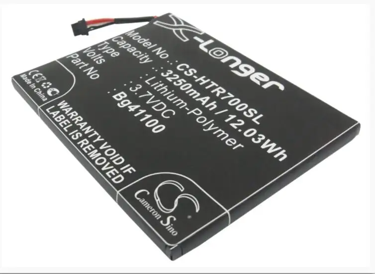 Cameron sino 3250 мА/ч, Батарея для htc R7 35H00148-00M BG41100 планшет Батарея