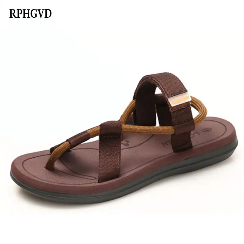 mens velcro flip flops