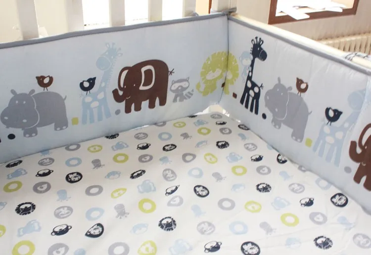 Roupa de Cama do Bebê Conjunto de Cama Berço de Algodão Pára-choques + Duvet + Capa + Saia de Cama Bordado Algodão Berço Pára-choques 4 7 Pçs Kit 22 Conjuntos de cama