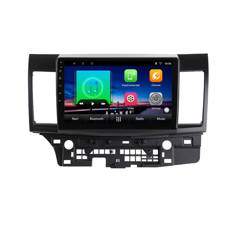 Discount 10" 4G RAM 2.5D IPS 8 CORE Android 9.1 Car DVD Multimedia Player GPS for Mitsubishi Lancer 2008 2009 - 2016 car radio navigation 16