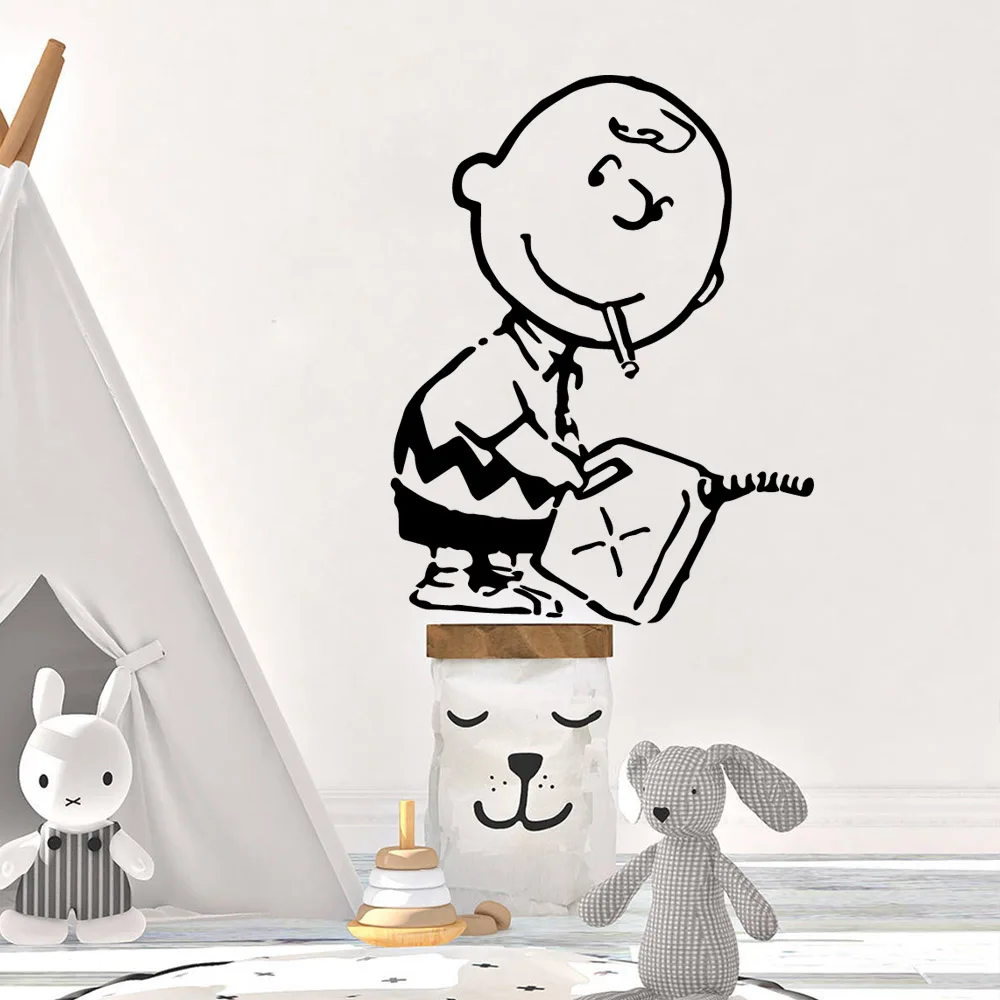 

Drop Shipping boy Decal Removable Vinyl Mural Poster For Living Room Bedroom Wall Art Sticker Murals muursticker