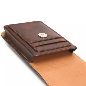

Leather Phone Holster Case Wallet Card Waist Bag Pouch Belt Clip For Pixelphone S1 M1 Smartisan M1 M1L U2 Pro Nut Pro 2 Nut 3 R1