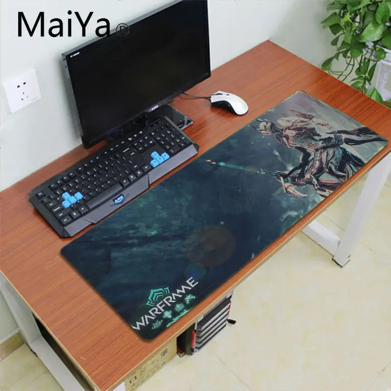 Maiyaca warframe hero игровая мышь, прочный Настольный коврик для мыши, настольный игровой коврик для мыши, геймер, 60X30 см, большой компьютерный Настольный коврик - Цвет: Lock Edge 30x60cm