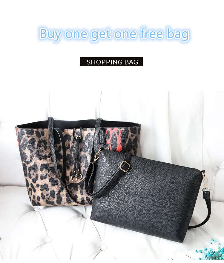 ETONTECK Женская Большая вместительная композитная сумка, Женская Высококачественная сумка-тоут, Модные леопардовые сумочки, сумка на плечо для женщин