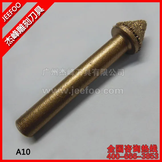

A10-Angle 20 6*10*7mm Taper Stone CNC Tools For 3D Deep Relief/ Engraving Tools On Monument/Tombstone/Marble/Granite