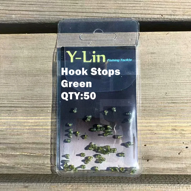 

50pcs Carp Fishing Hook Stops Rig Shank Beads for Pop Up Bottom Baitsd D-rigs hook beads accessories needles boilies screws stop