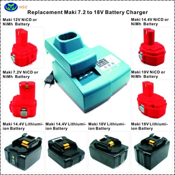 

Replacement Maki DC18RA DC18SC DC1803 DC1804 DC14SA Charger for Maki 7.2V-18V Ni-CD/Ni-MH battery or 14.4V /18V Li-ion Battery