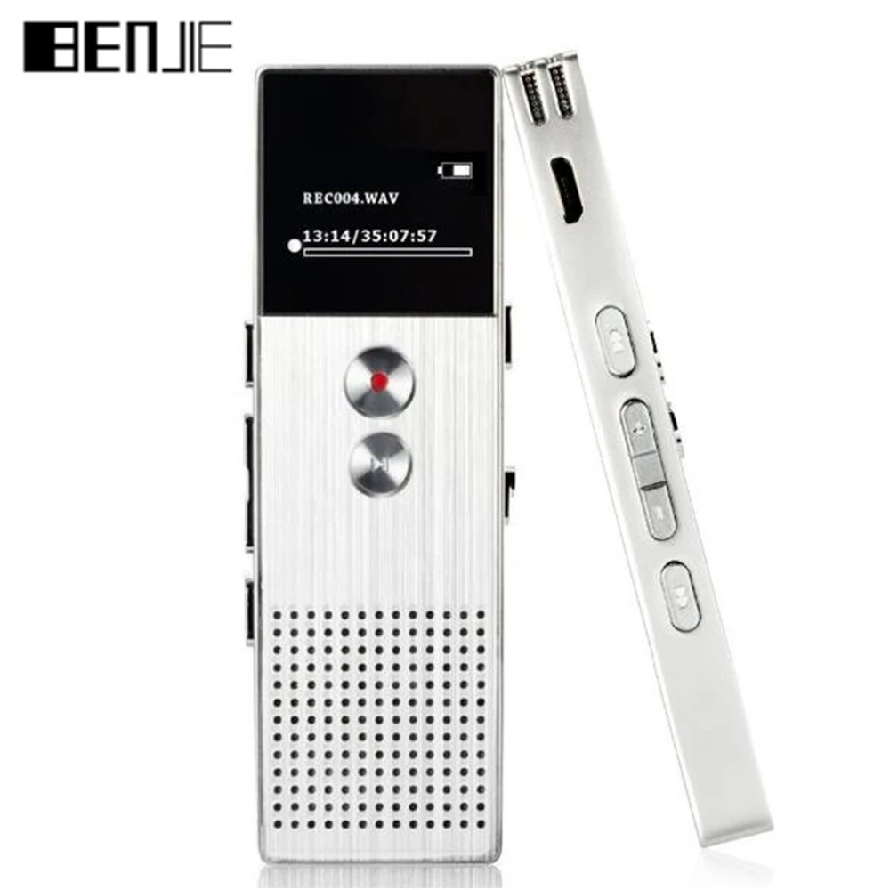 BENJIE C6 8GB Audio Recorder Voice Tracker Portable Business Digital