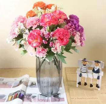 

5pcs Artificial Syringa Linn Flower Arrangement For Home Office Wedding Christmas Garden Party Bar Decoration