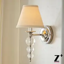 Кантри стиль сложенный Кристалл Бра настенный светильник Кантри Стиль черный оттенок K9 Кристалл Сделано