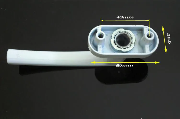 plástico dupla-face deslizante push maçaneta da porta 53-63 MM