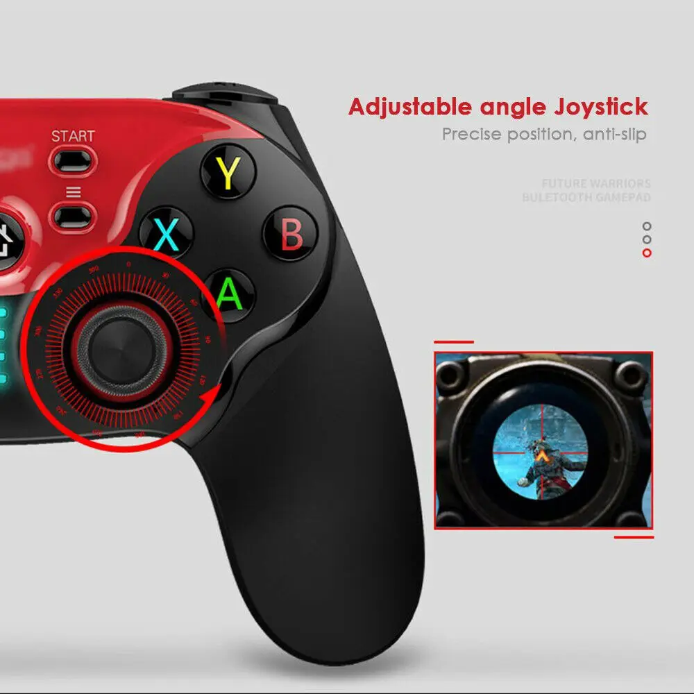 GHH PG-9088 беспроводной игровой контроллер Джойстик для Android планшетный ПК, телевизор коробка Смарт энергосберегающие TTCEPAG0017BTS