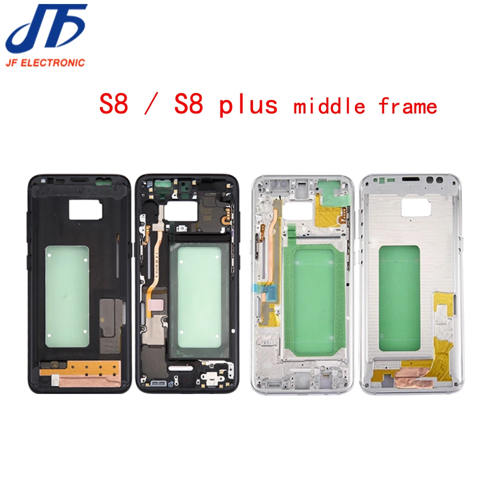 

10pcs/lot For Samsung Galaxy S8+ S8 Plus G955 G955F Housing LCD Display Middle Frame Midframe Bezel Chassis Plate