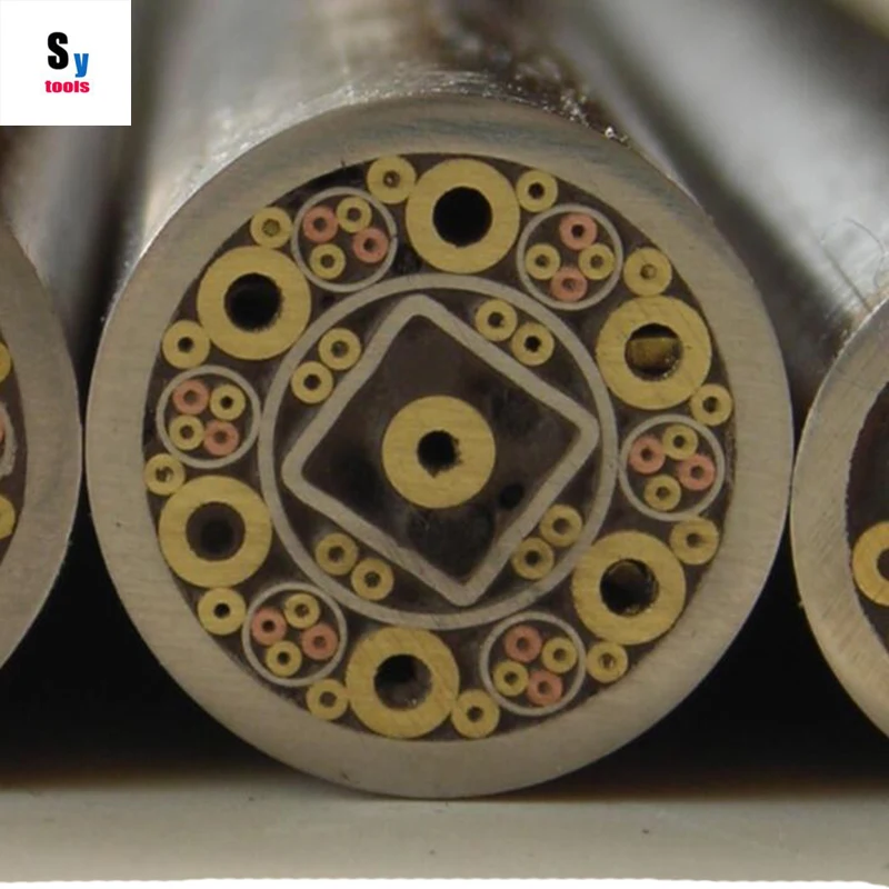 0.47 inches diameter New Square Mosaic Pin Rivets 5cm nail steel tube