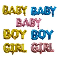 Bokstavsballonger Baby Boy & Baby Girl