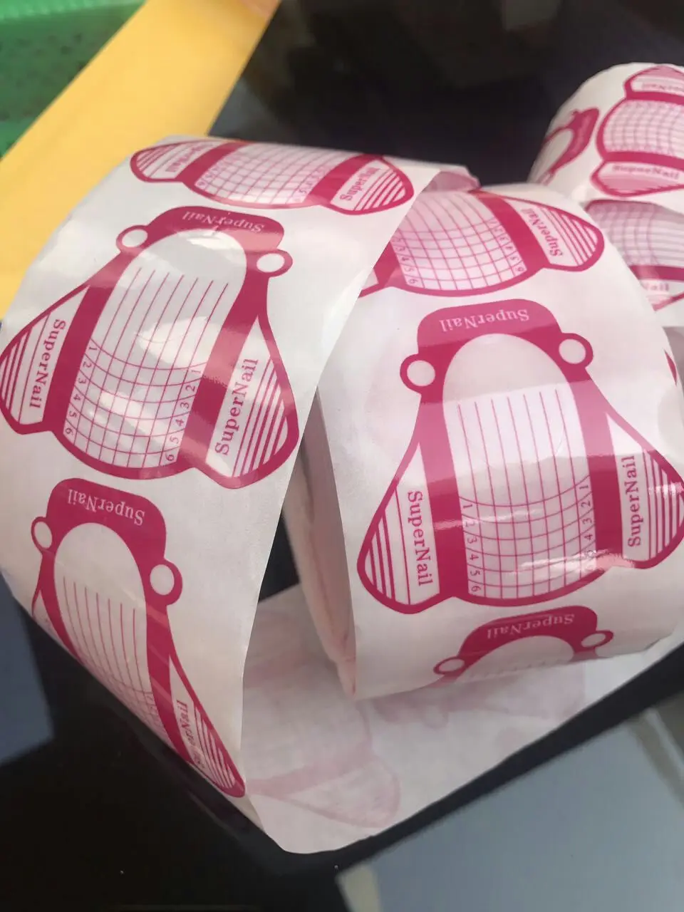 Double Thick Strong PVC Plastic UV Gel Nail Forms 500PCS Per Roll Nail