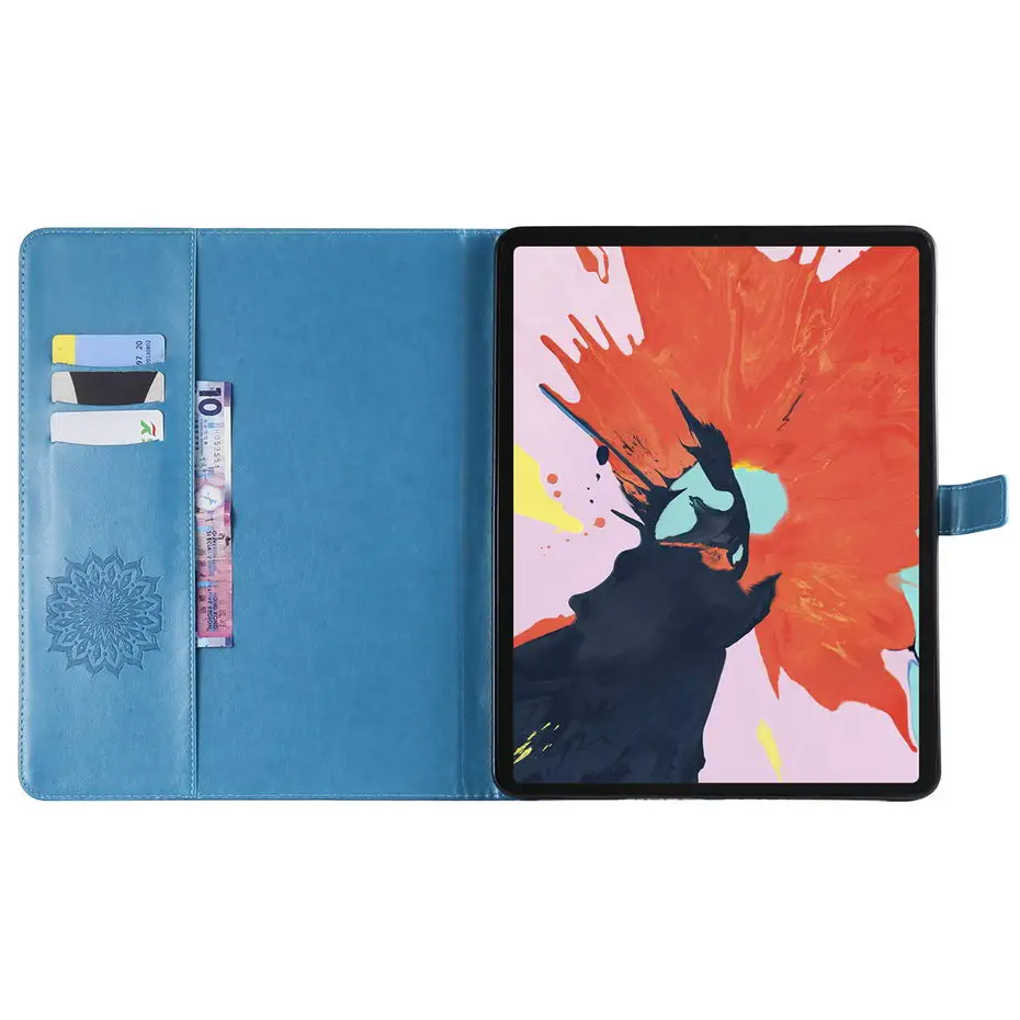 Роскошный флип чехол для iPad Pro 12 9 &quot(2018) нового дюйма 2018 держатель рук подставка