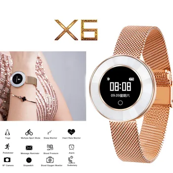 X6 Smart Watch Fitness Smart Bracelet fashion watches Bluetooth Smartwatch Waterproof Wristband Blood pressure for women ladies X6 Smart Watch Fitness Smart Bracelet fashion watches Bluetooth Smartwatch Waterproof Wristband Blood pressure for women ladies