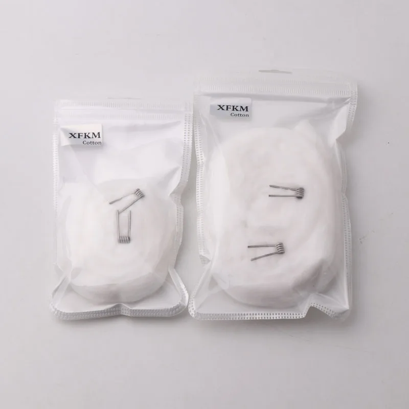 Xfkm фитили хлопок для RDA RBA атомайзер электронная сигарета Сделай Сам вапорайзер