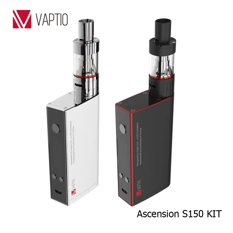 Vaptio S150 Vape kit Electronic Cigarette 150w KIT VW/VT-Ni/Ti/SS/ATC temperature control vape 0.91'' OLED Screen ATC II Coil Vaptio S150 Vape kit Electronic Cigarette 150w KIT VW/VT-Ni/Ti/SS/ATC temperature control vape 0.91'' OLED Screen ATC II Coil