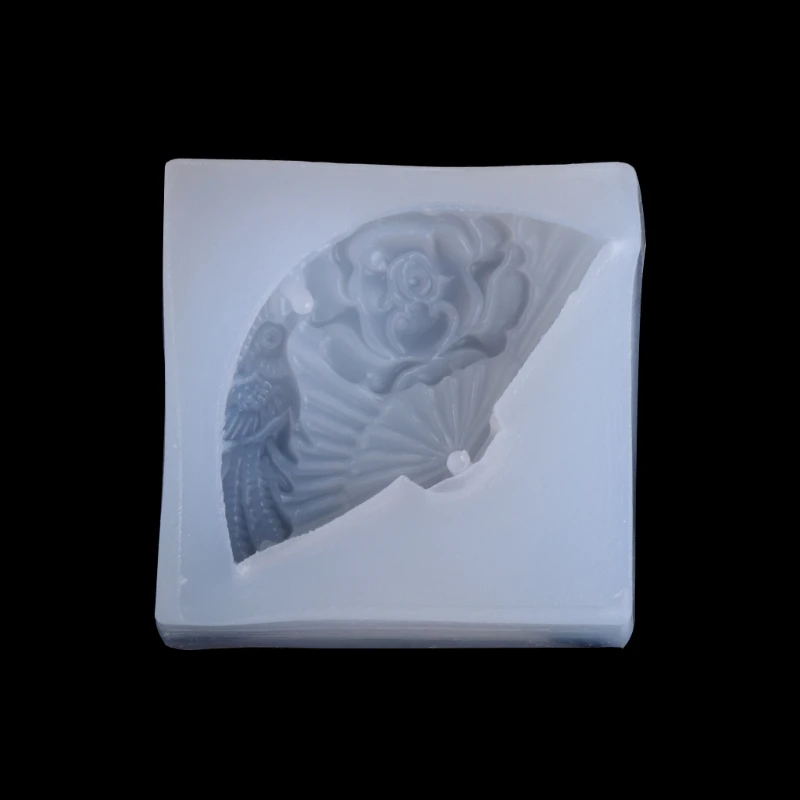 

Transparent Silicone Pendant Mould Resin Hand Fan DIY Jewelry Making Tool Fondant Cake