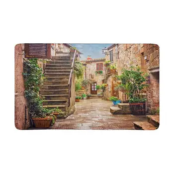 

Alley in Old Town Pitigliano Tuscany Italy Doormat Indoor Entrance Rug Floor Mats Shoe Scraper Door Mat Non-Slip Home Decor