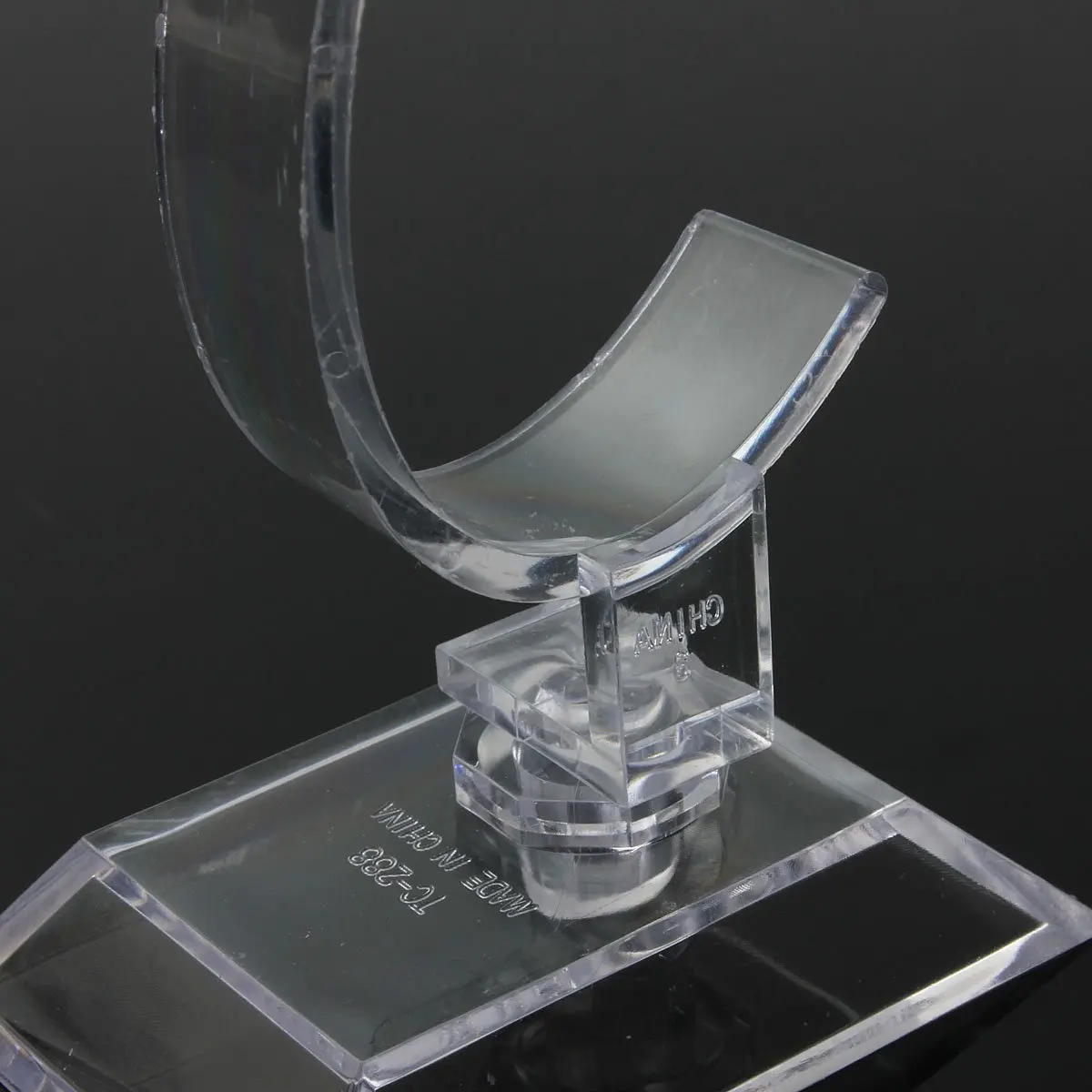 YCYS-1ps Clear acrylic bracelet watch display holder stand rack retail shop showcase