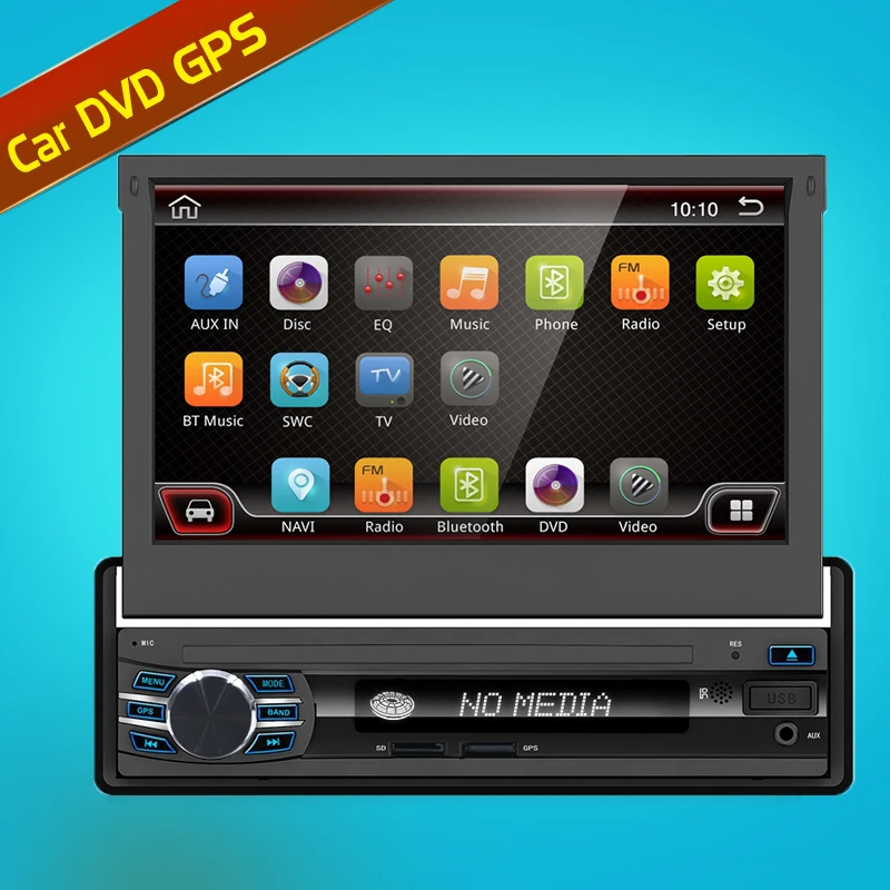 

New Android 6.0 7" Touch Screen Android Single 1 Din Car Stereo Autoradio Quad Core Car Head Unit Navigation System