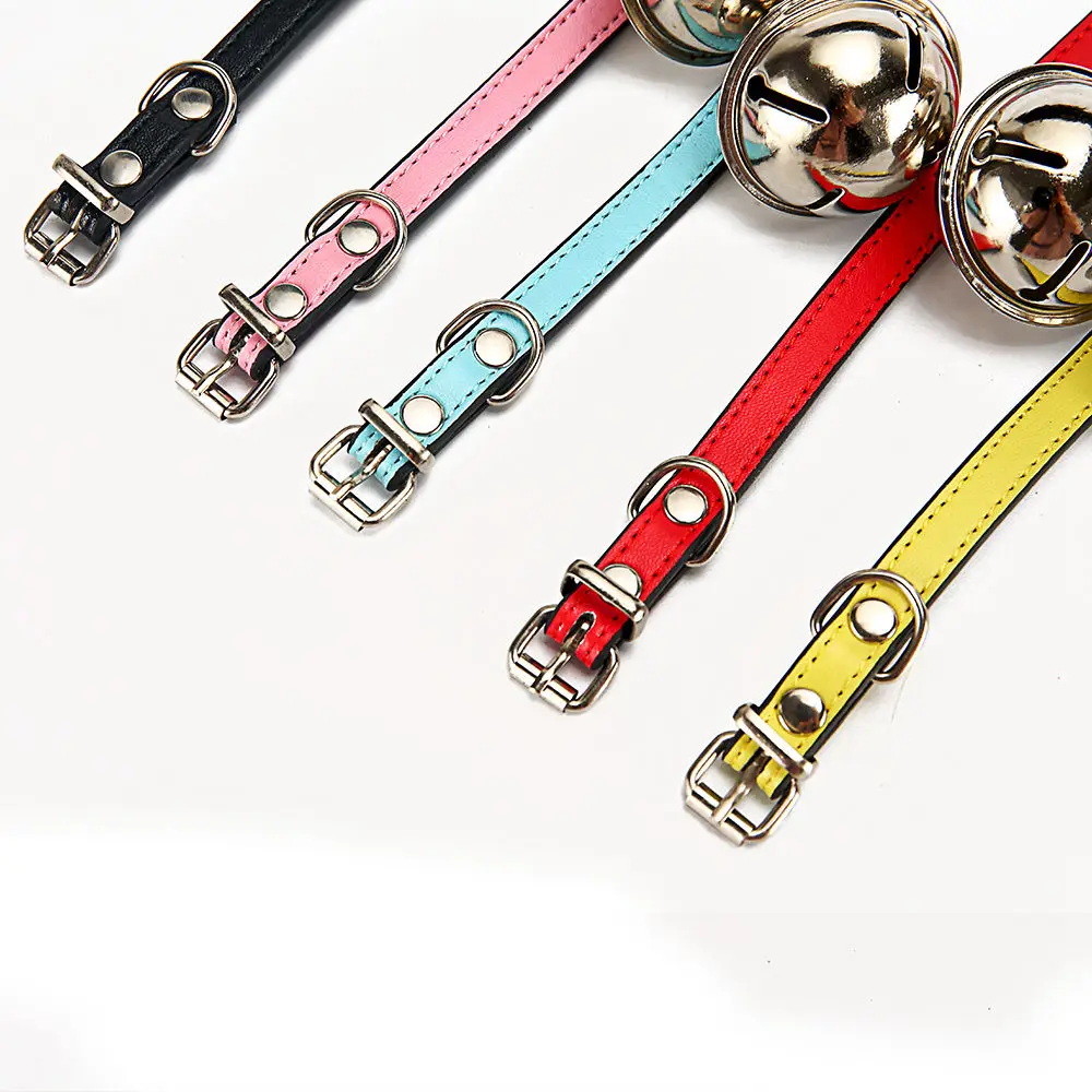 Solid Dog Collars Basic Leash For Cats Puppy Chihuahua Pet Pink Collar For Dog Quick Release Training Collar (11)