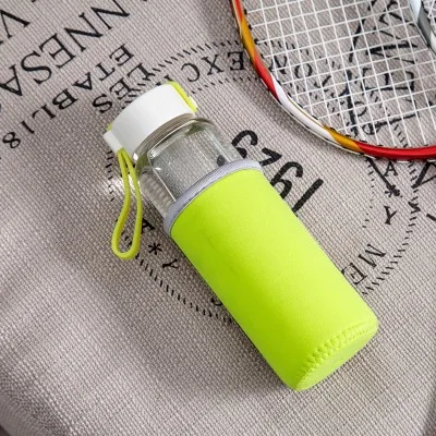 

BF040 High quality and high boron silicon glass candy water bottle 18*5.5cm free shipping