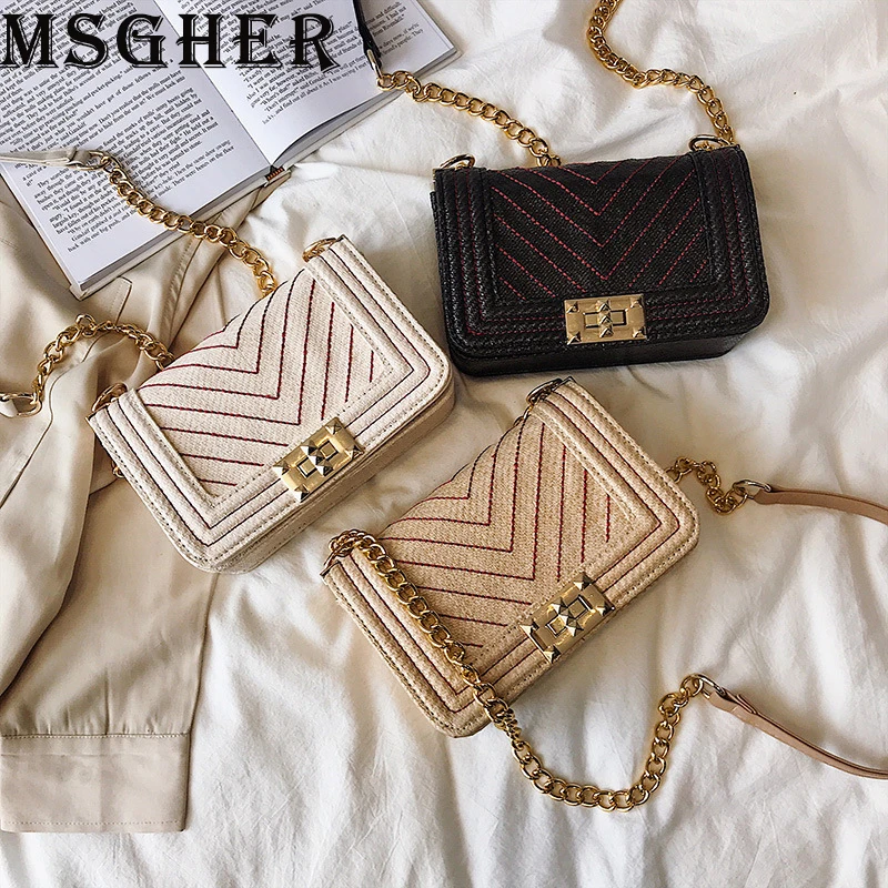 

MSGHER Straw Shoulder Bags Women Summer Fashion Small Woven Bags Casual PU Crossbody Bags with Cell Phone Pocket