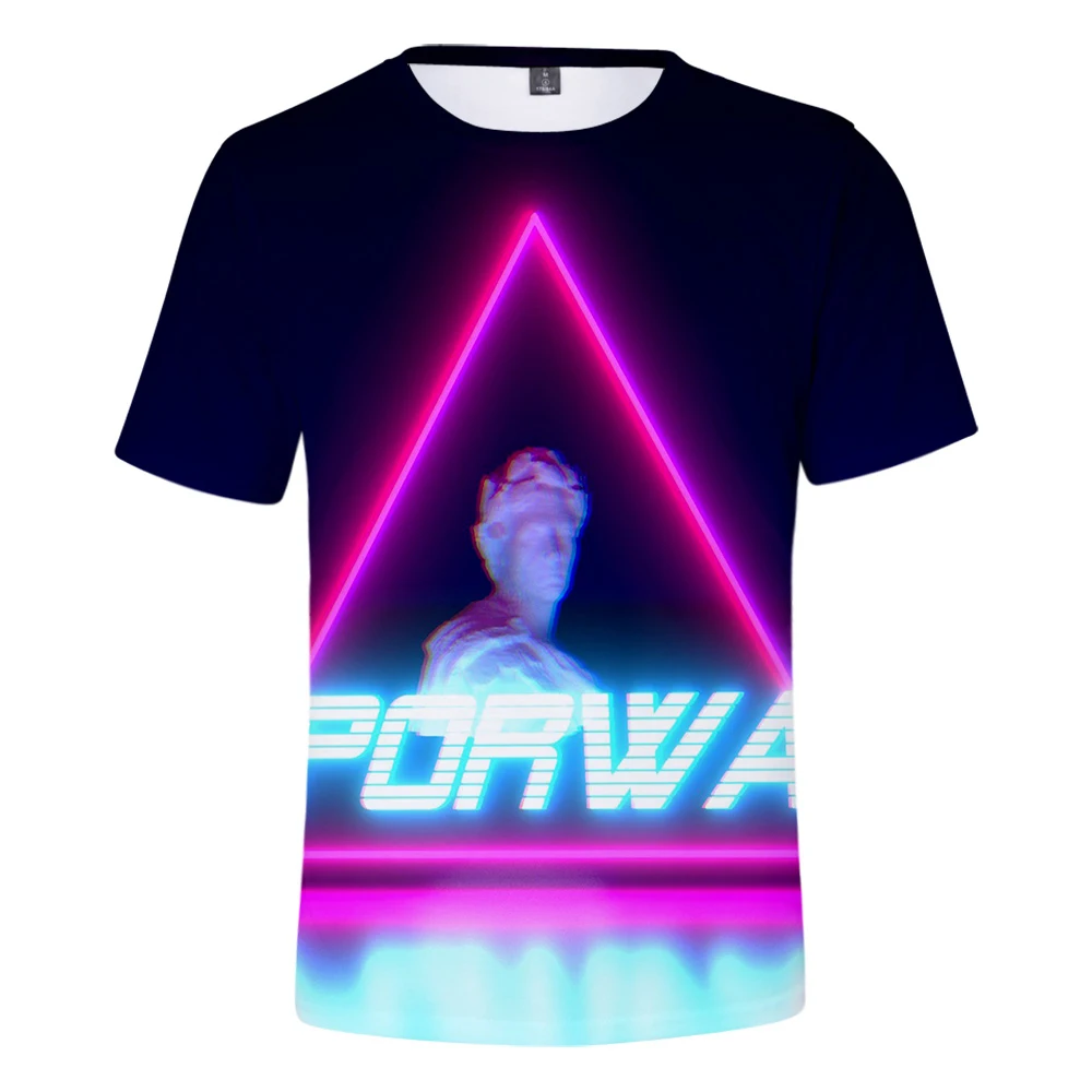 2019 горячая Распродажа Vaporwave 3D печать футболка Мужская/Женская мода с коротким