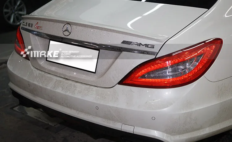 Подходит для Mercedes-Benz CLS W218 CLS63 CLS300CLS350 углеродного волокна задний спойлер заднего крыла