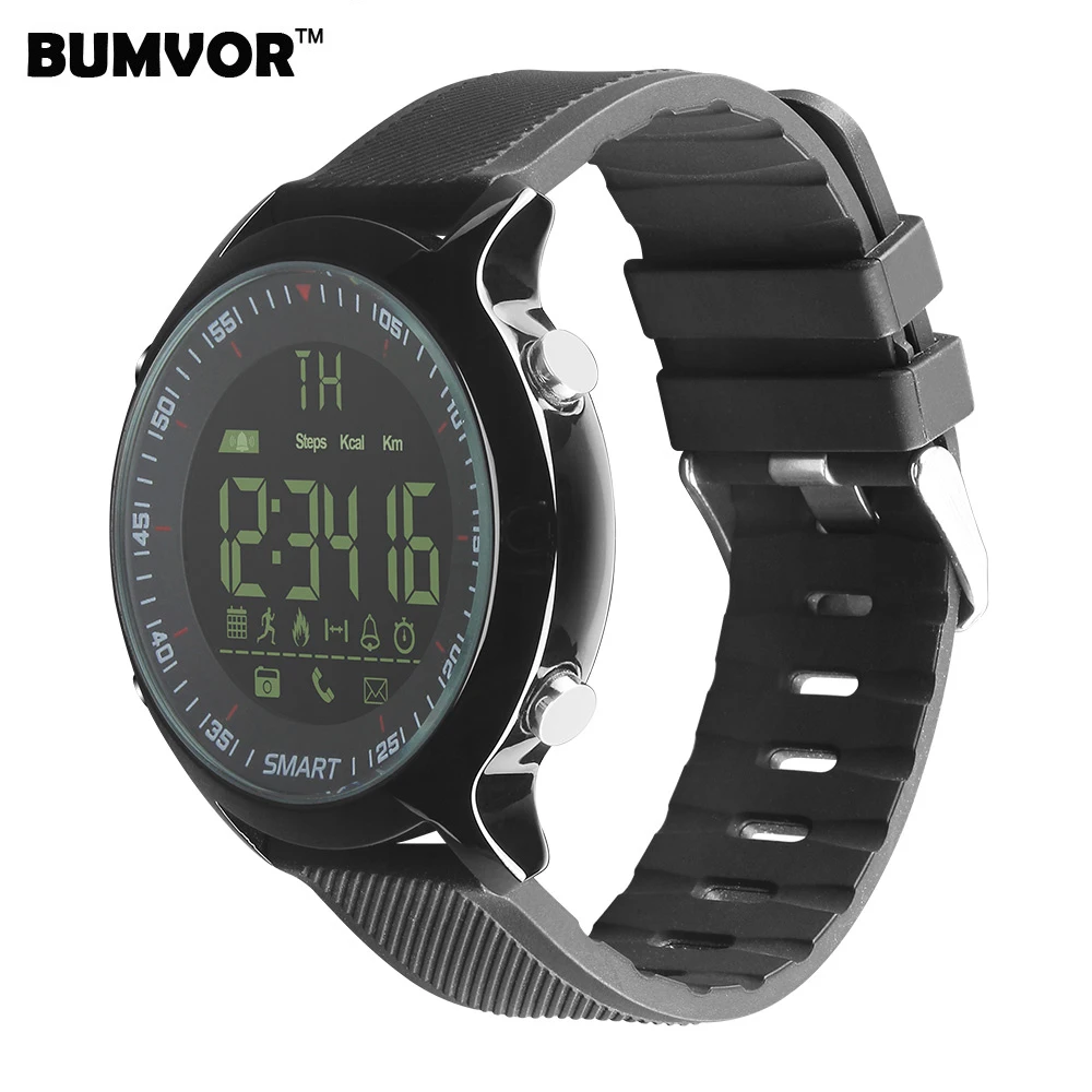 BINZI Smart Watch EX18 Waterproof 5ATM IP68 Pedometer Calorie Reminder Sport Men Wristband Smartwacth For Android iOS
