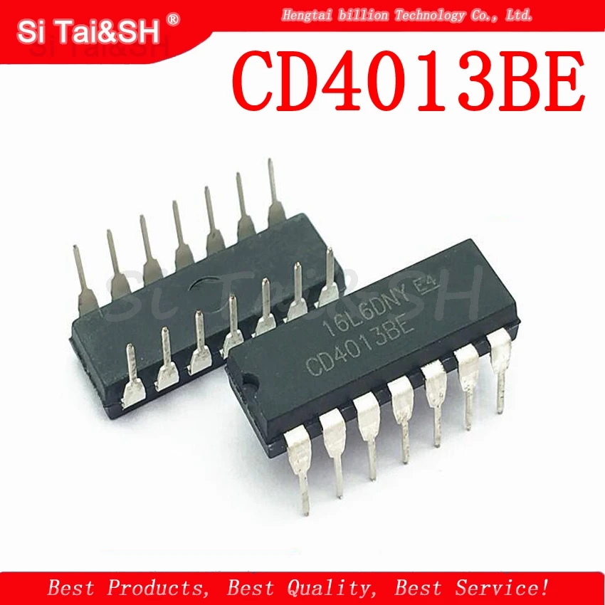 10 шт. CD4013BE DIP14 CD4013 DIP новый и оригинальный IC | Электронные компоненты