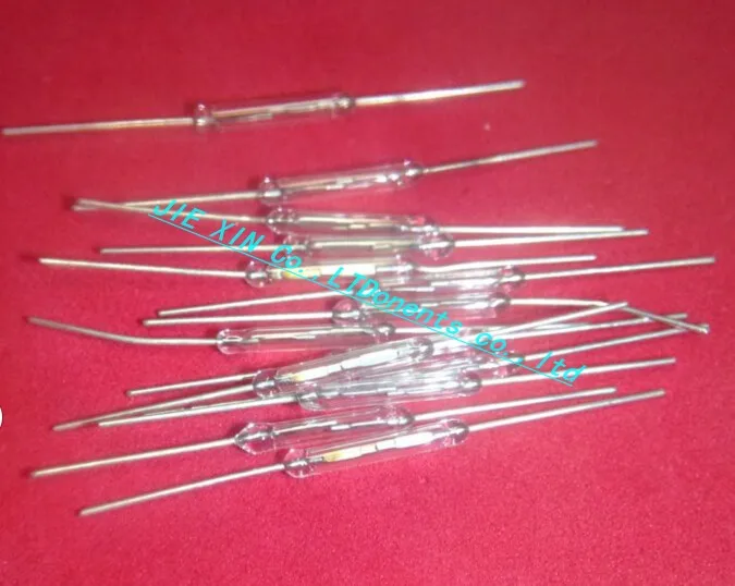 

Free shipping 100 pcs/lot Y213 dry reed pipe magnetic control switch 2*14 mm normally open magnetic induction switch