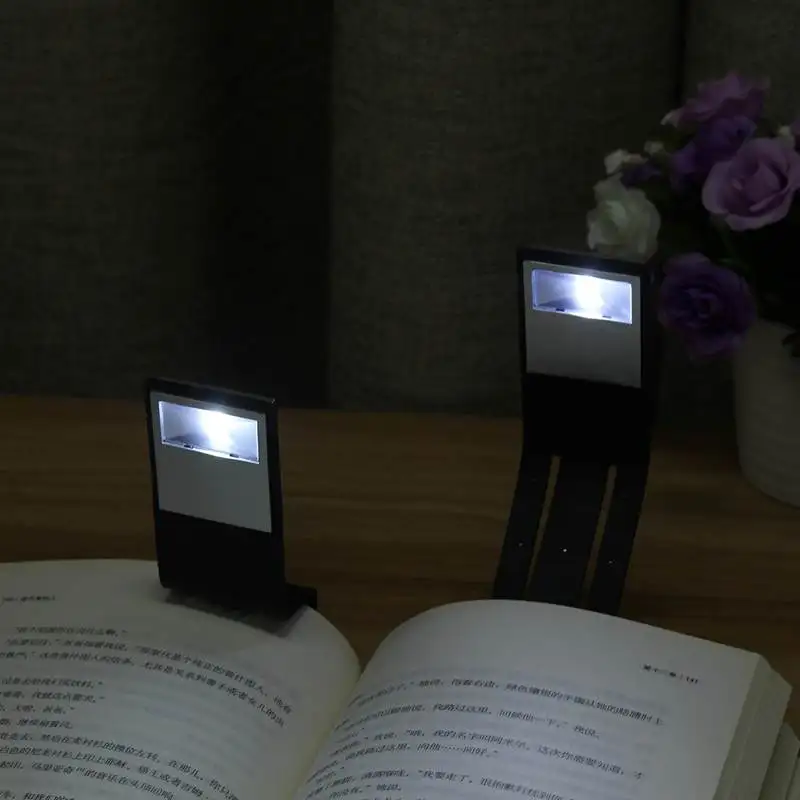 Портативный Яркий белый светодиодный светильник на застежке для книг, настольная лампа для чтения книг, Ночной светильник, фонарик для путешествий, светодиодный светильник на застежке