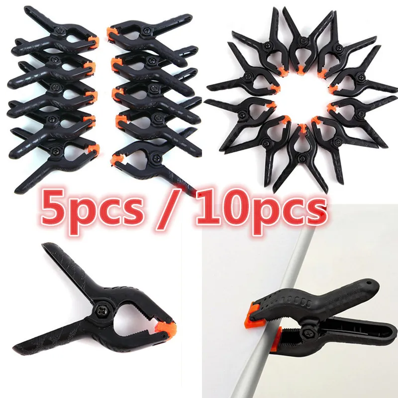 5 шт/10 шт 2 дюймовый пластиковый нейлоновый зажим Пружинные зажимы DIY