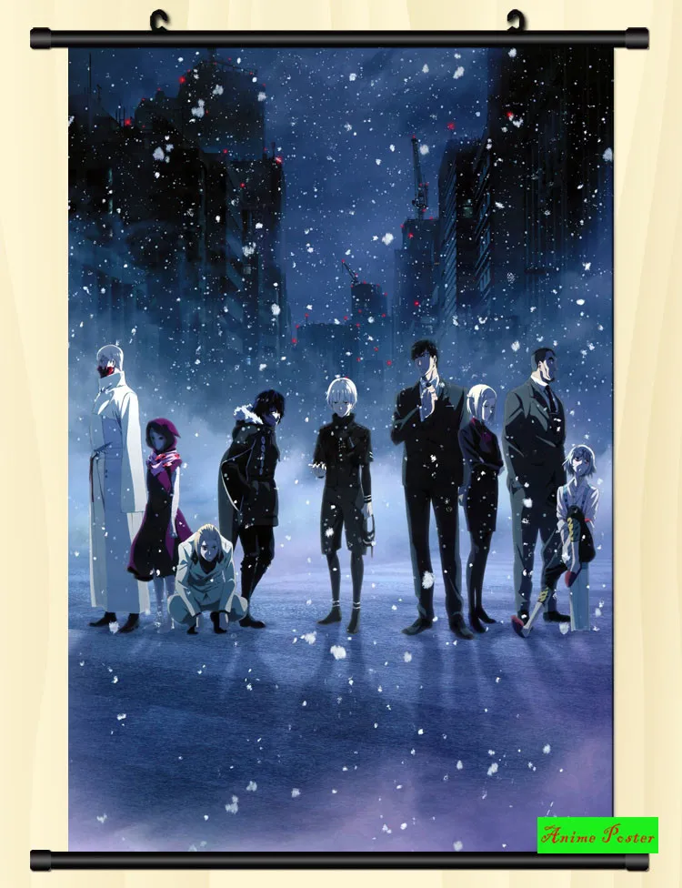 Аниме плакат Tokyo Ghoul настенная прокрутка печатная картина домашний декор