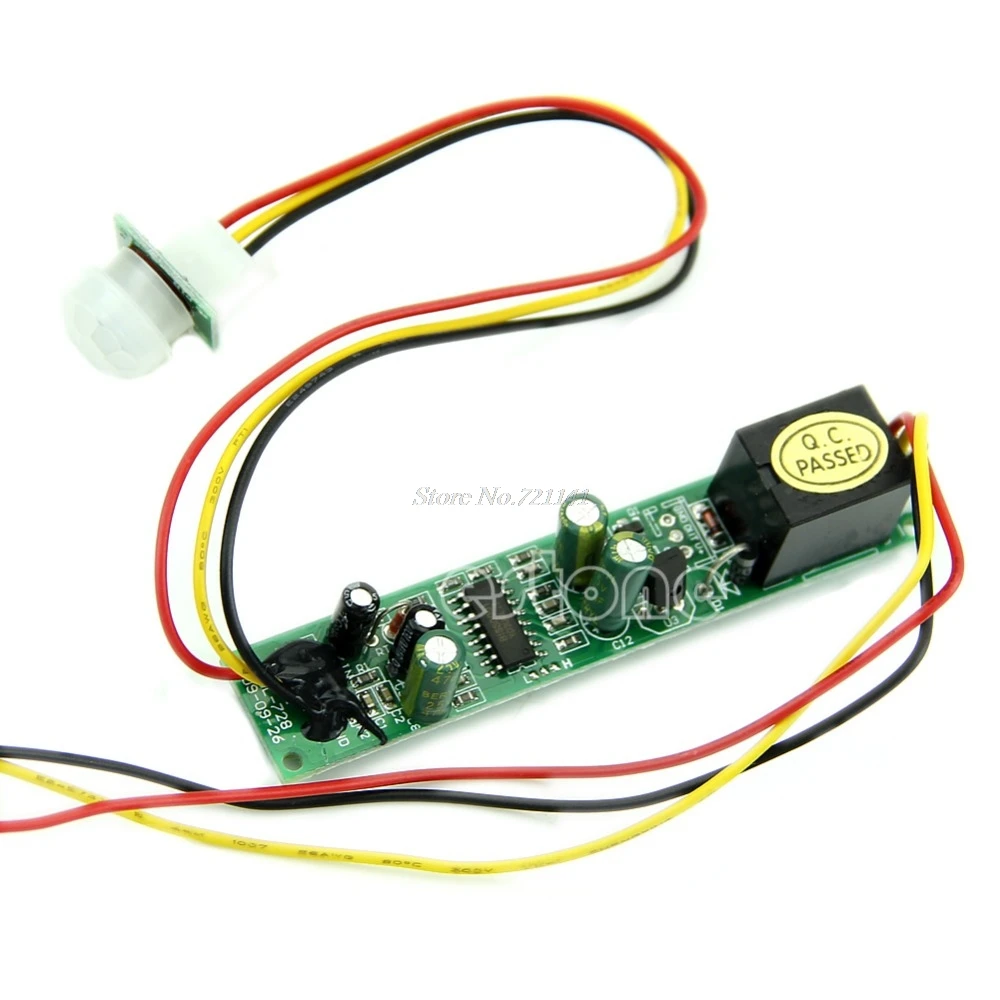 DC 12V 5A полезный ИК пироэлектрический инфракрасный PIR датчик движения модуль